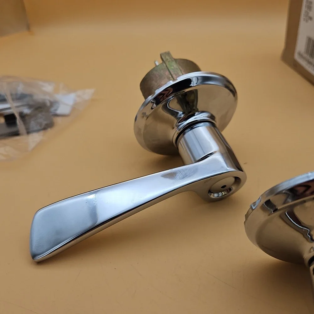 Schlage Allegion‎ Bed & Bath F40 MER 625 1 3/4 DR Door Handle Chrome New